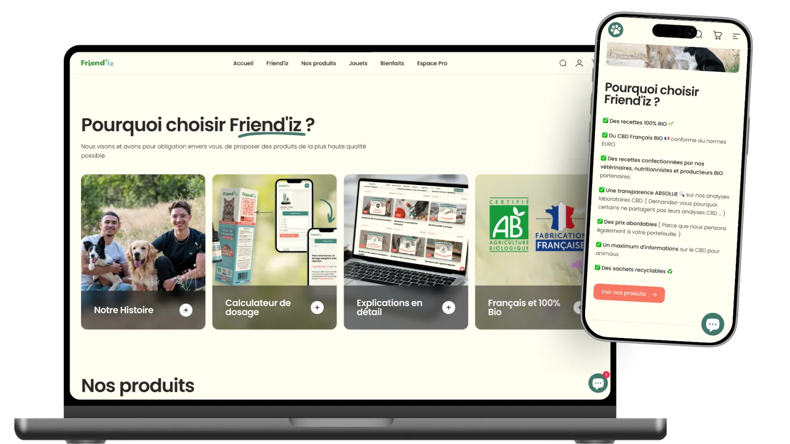 Avis clients et garanties sur une boutique en ligne